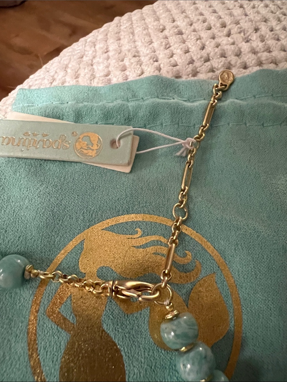 Spartina 449 Amazonite Bead necklace NWT - Picture 5 of 7